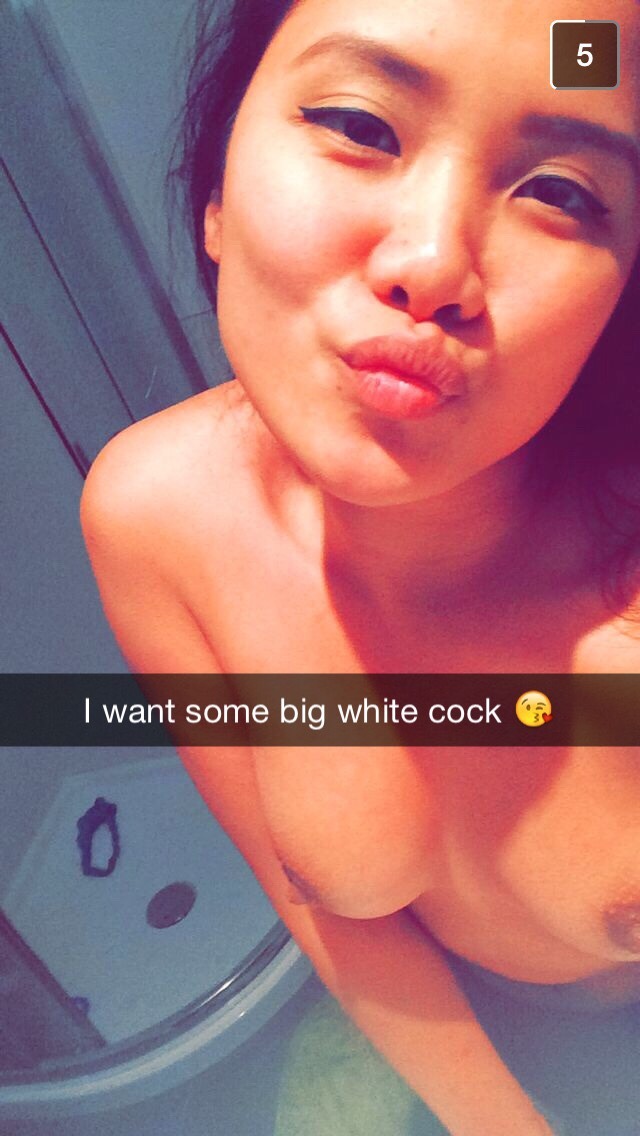 asian worships white cock
