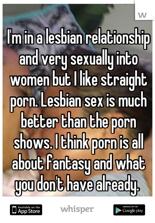 Lesbian sex better than straight