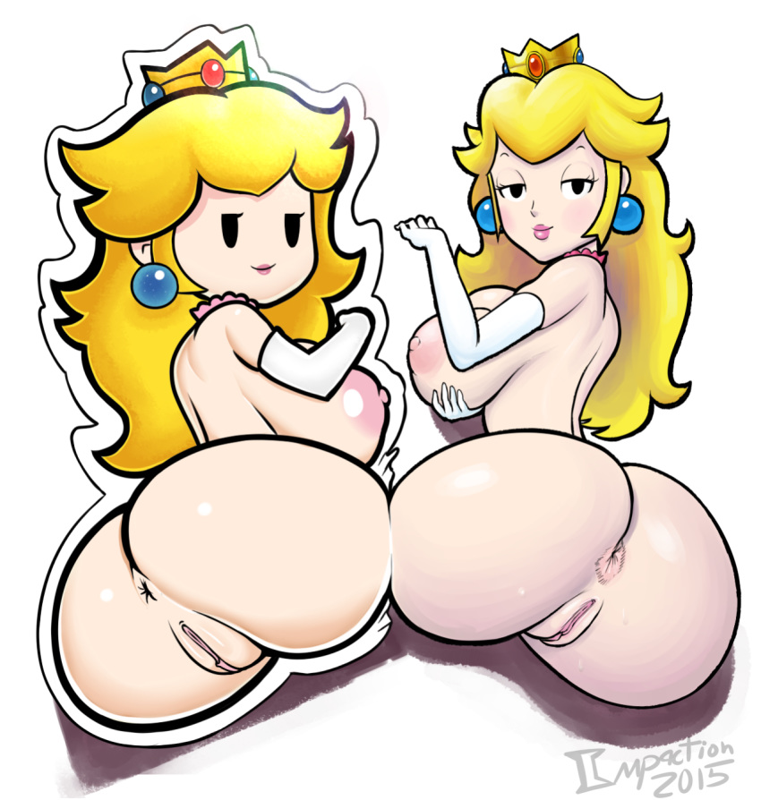 Princess peach big ass