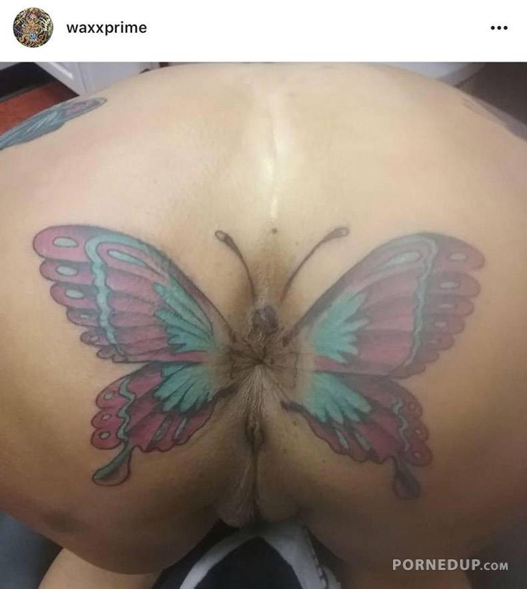 Sunny reccomend butterfly tattoo ass
