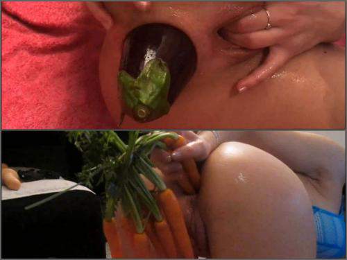 best of Food insertion pussy
