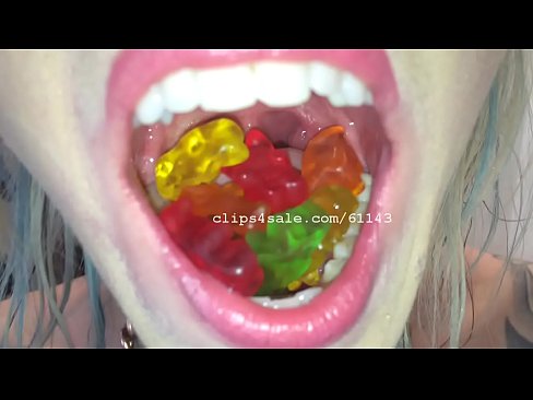 Giantess Gummy Bear Swallowing.