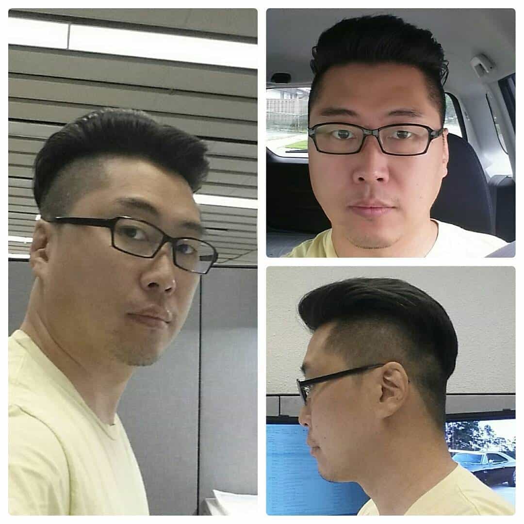 Captain H. reccomend Hair style for asian man