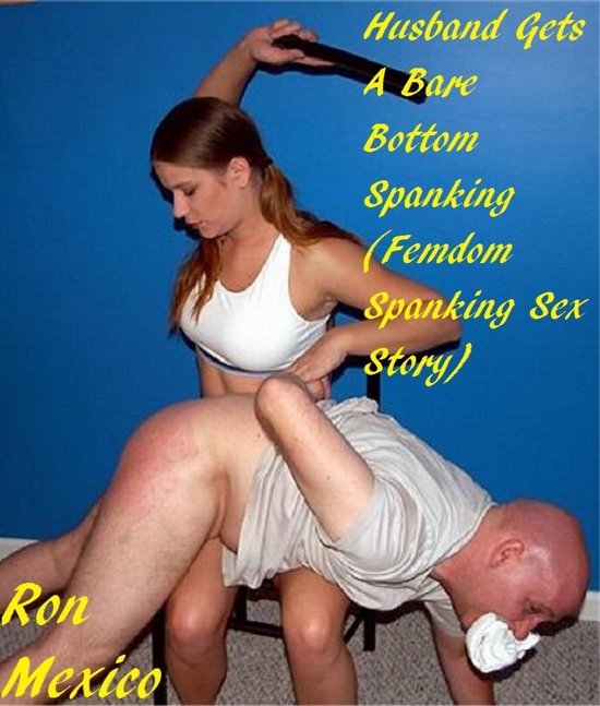wife spanks husbands bare