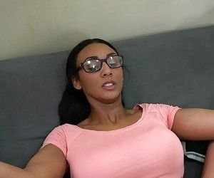 Ebony naked handjob penis load cumm on face