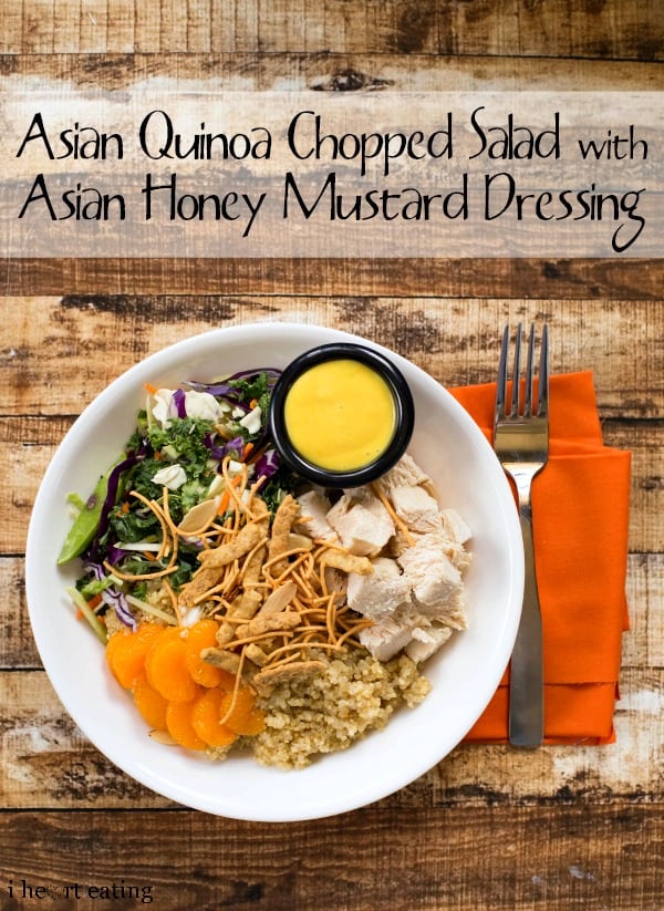 Uncle reccomend Asian honey mustard dressing