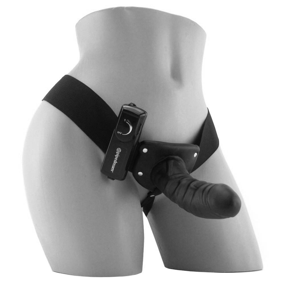 Sunshine recommendet vibrating Unisex harness dildo and