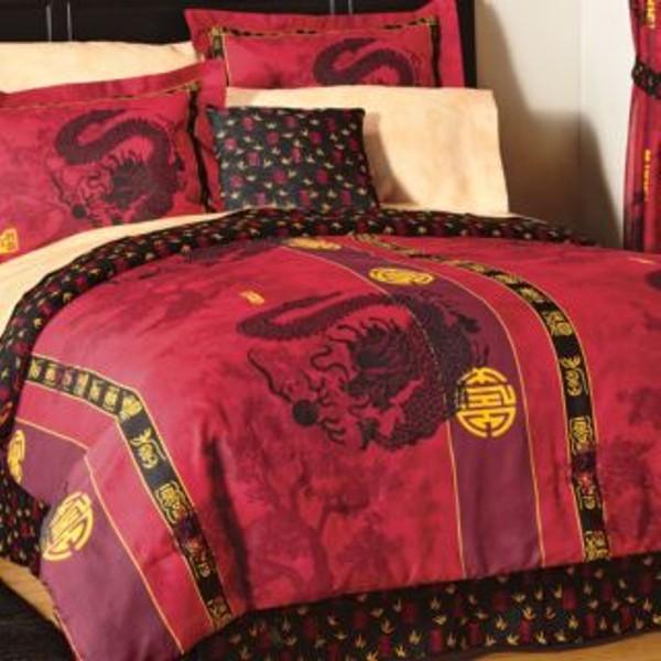 Asian motif bedding
