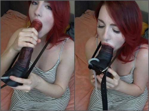 Belly recomended deepthroat dildo compilation