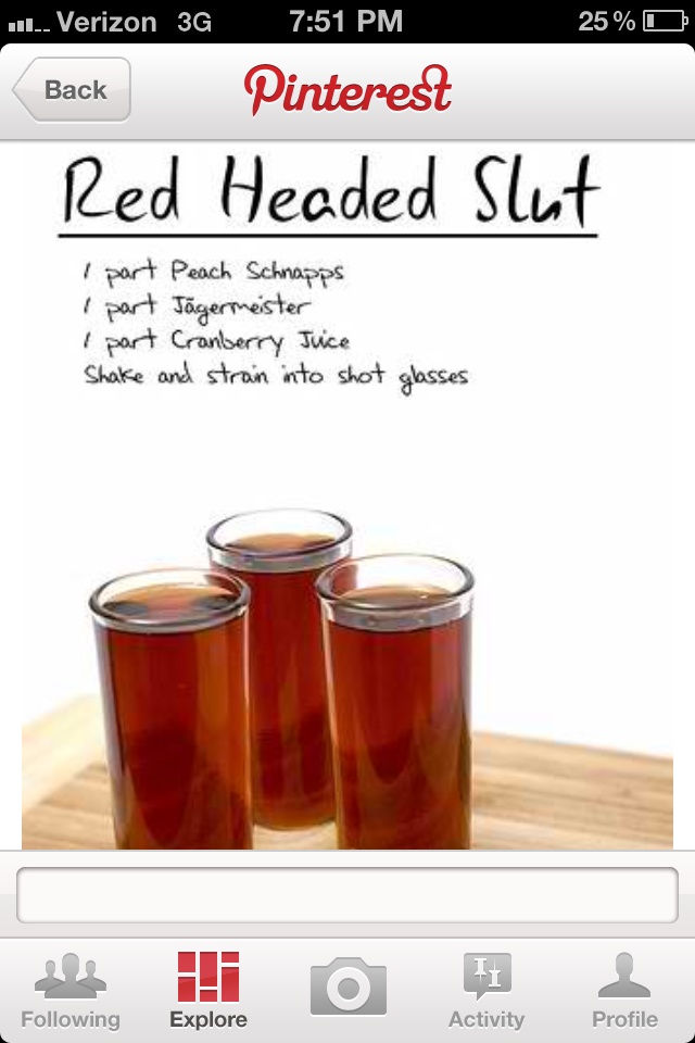 Bar drink redheaded slut