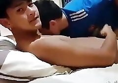 Gangbang thai masturbate penis and anal