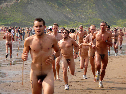 Nude running