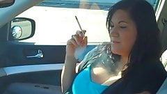 Smoking the car